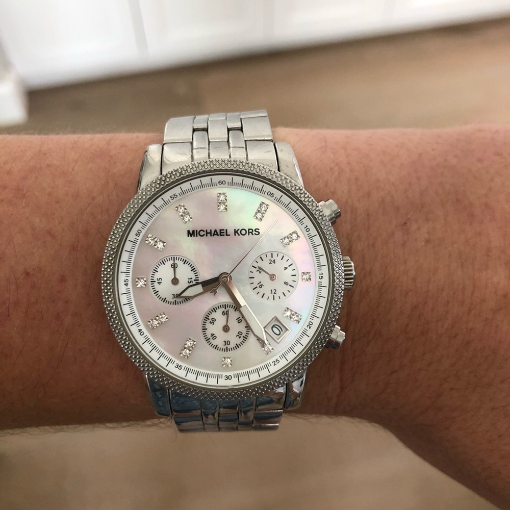 Michael Kors Mother of Pearl Watch